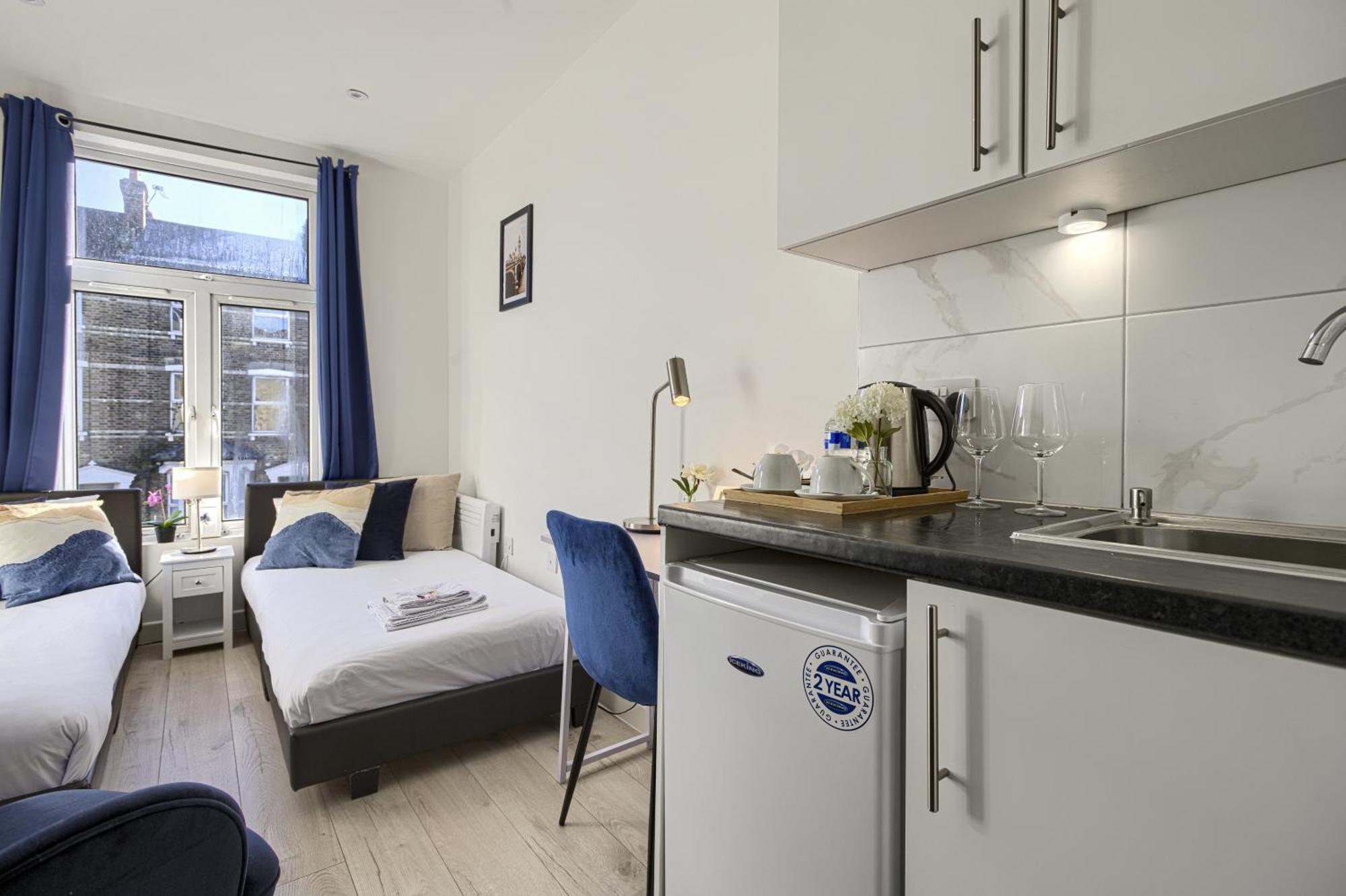 The Finsbury Deluxe Apartments London Rum bild