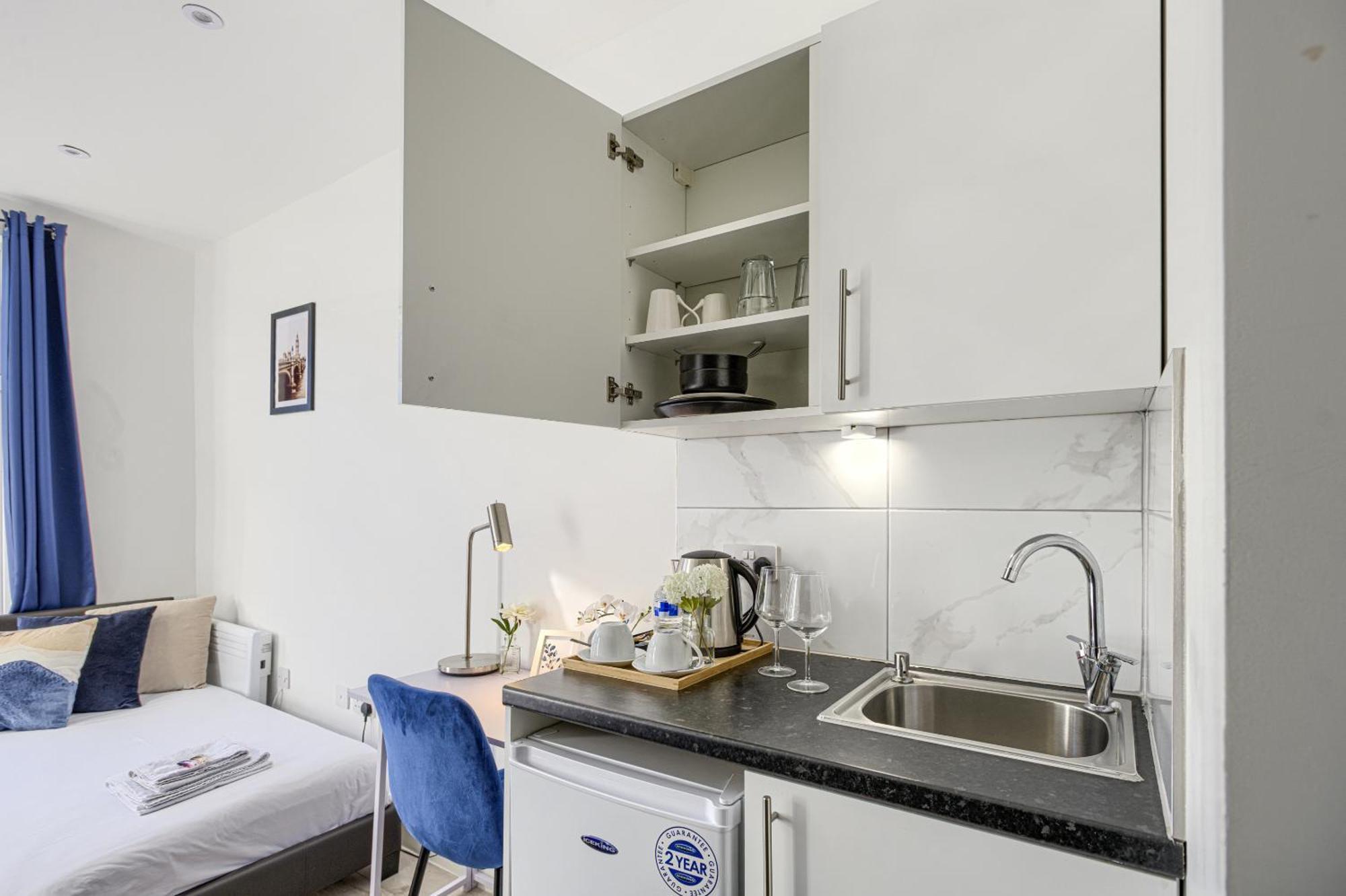 The Finsbury Deluxe Apartments London Rum bild